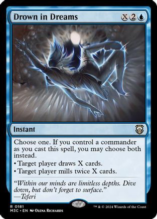 Drown in Dreams (Ripple Foil) (M3C-181) - Modern Horizons 3 Commander Foil、Wizards of the Coast、kayou