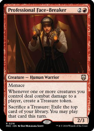 Professional Face-Breaker (Ripple Foil) (M3C-216) - Modern Horizons 3 Commander Foil、Wizards of the Coast、kayou