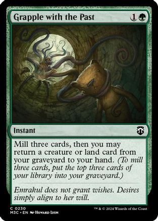 Grapple with the Past (Ripple Foil) (M3C-230) - Modern Horizons 3 Commander Foil、Wizards of the Coast、kayou