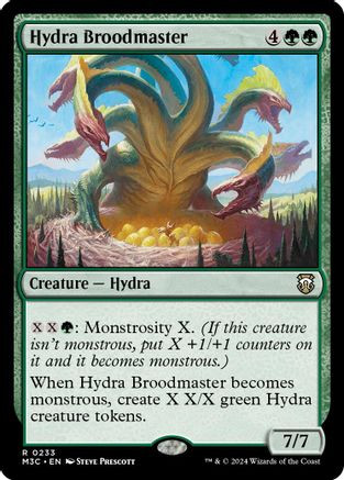 Hydra Broodmaster (Ripple Foil) (M3C-233) - Modern Horizons 3 Commander Foil、Wizards of the Coast、kayou