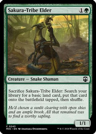 Sakura-Tribe Elder (Ripple Foil) (M3C-243) - Modern Horizons 3 Commander Foil、Wizards of the Coast、kayou