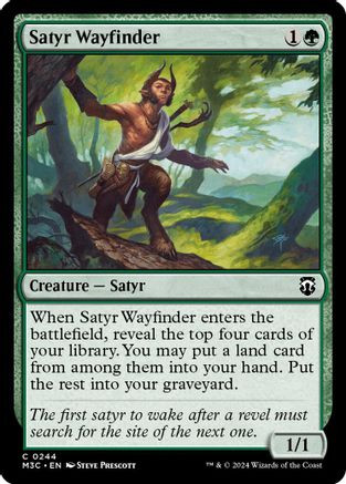 Satyr Wayfinder (Ripple Foil) (M3C-244) - Modern Horizons 3 Commander Foil、Wizards of the Coast、kayou