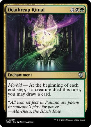 Deathreap Ritual (Ripple Foil) (M3C-259) - Modern Horizons 3 Commander Foil、Wizards of the Coast、kayou