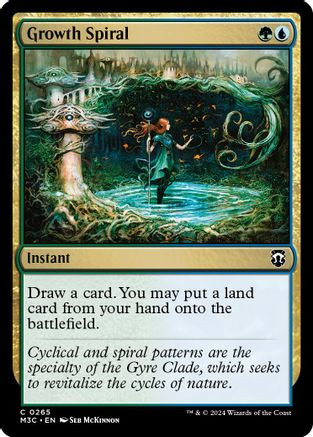 Growth Spiral (Ripple Foil) (M3C-265) - Modern Horizons 3