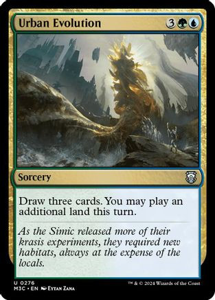 Urban Evolution (Ripple Foil) (M3C-276) - Modern Horizons 3 Commander Foil、Wizards of the Coast、kayou