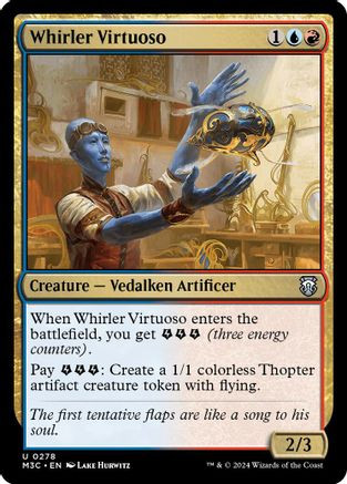 Whirler Virtuoso (Ripple Foil) (M3C-278) - Modern Horizons 3 Commander Foil、Wizards of the Coast、kayou
