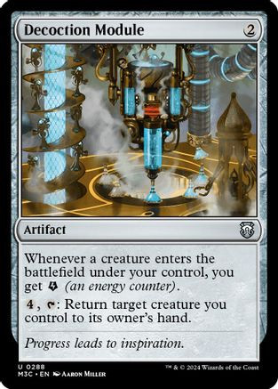 Decoction Module (Ripple Foil) (M3C-288) - Modern Horizons 3 Commander Foil、Wizards of the Coast、kayou