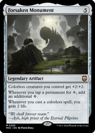 Forsaken Monument (Ripple Foil) (M3C-293) - Modern Horizons 3 Commander Foil、Wizards of the Coast、kayou