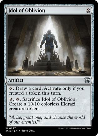 Idol of Oblivion (Ripple Foil) (M3C-297) - Modern Horizons 3 Commander Foil、Wizards of the Coast、kayou