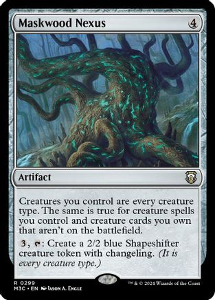 Maskwood Nexus (Ripple Foil) (M3C-299) - Modern Horizons 3 Commander Foil、Wizards of the Coast、kayou