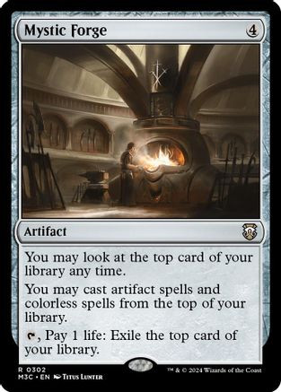 Mystic Forge (Ripple Foil) (M3C-302) - Modern Horizons 3 Commander Foil、Wizards of the Coast、kayou