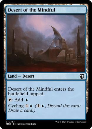 Desert of the Mindful (Ripple Foil) (M3C-337) - Modern Horizons 3 Commander Foil、Wizards of the Coast、kayou