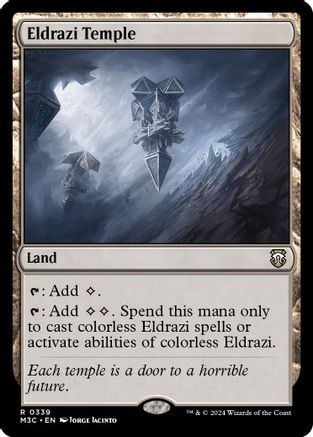 Eldrazi Temple (Ripple Foil) (M3C-339) - Modern Horizons 3 Commander Foil、Wizards of the Coast、kayou