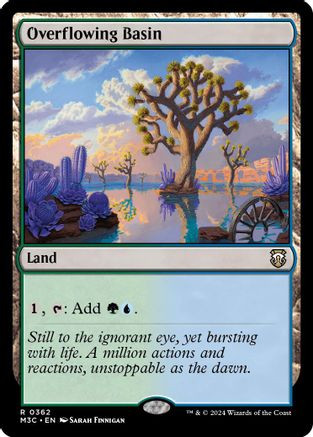 Overflowing Basin (Ripple Foil) (M3C-362) - Modern Horizons 3 Commander Foil、Wizards of the Coast、kayou