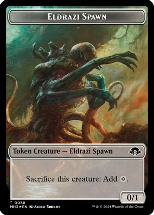 Eldrazi Spawn (Ripple Foil) // Eldrazi Scion Double-Sided Token (M3C-38 // 3) - Modern Horizons 3 Commander Foil、Wizards of the Coast、kayou