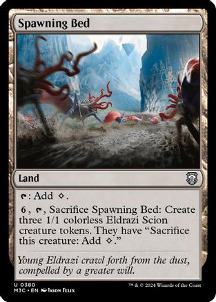 Spawning Bed (Ripple Foil) (M3C-380) - Modern Horizons 3 Commander Foil、Wizards of the Coast、kayou