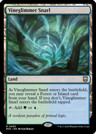 Vineglimmer Snarl (Ripple Foil) (M3C-405) - Modern Horizons 3 Commander Foil、Wizards of the Coast、kayou