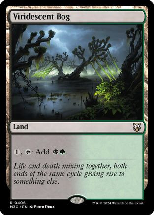 Viridescent Bog (Ripple Foil) (M3C-406) - Modern Horizons 3 Commander Foil、Wizards of the Coast、kayou
