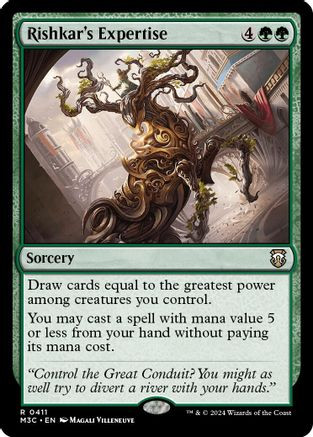 Rishkar's Expertise (Ripple Foil) (M3C-411) - Modern Horizons 3 Commander Foil、Wizards of the Coast、kayou