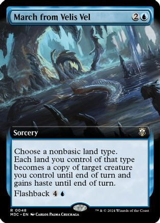March from Velis Vel (Extended Art) (Ripple Foil) (M3C-048) - Modern Horizons 3 Commander Foil、Wizards of the Coast、kayou