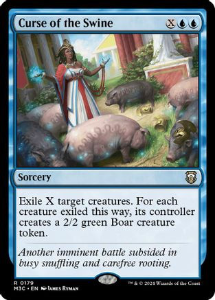 Curse of the Swine (Ripple Foil) (M3C-179) - Modern Horizons 3 Commander Foil、Wizards of the Coast、kayou