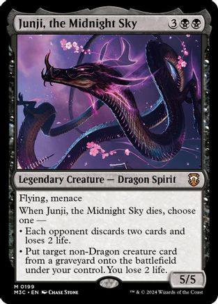 Junji, the Midnight Sky (Ripple Foil) (M3C-199) - Modern Horizons 3 Commander Foil、Wizards of the Coast、kayou