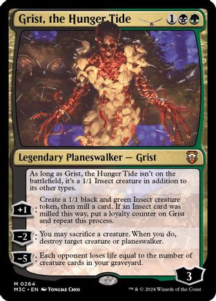 Grist, the Hunger Tide (Ripple Foil) (M3C-264) - Modern Horizons 3 Commander Foil、Wizards of the Coast、kayou