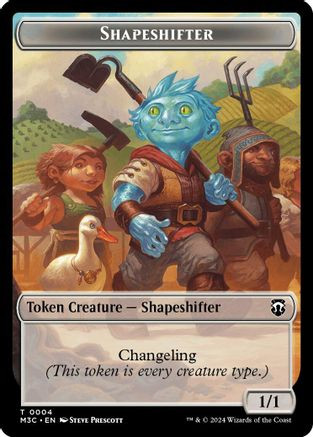 Shapeshifter (0004) (Ripple Foil) // Copy Double-Sided Token (M3C-4 // 1) - Modern Horizons 3 Commander Foil、Wizards of the Coast、kayou