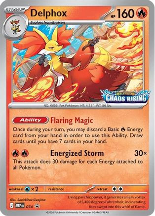 Delphox - 074 74 - ME Mega Evolution Promo Holofoil、The Pokémon Company、kayou