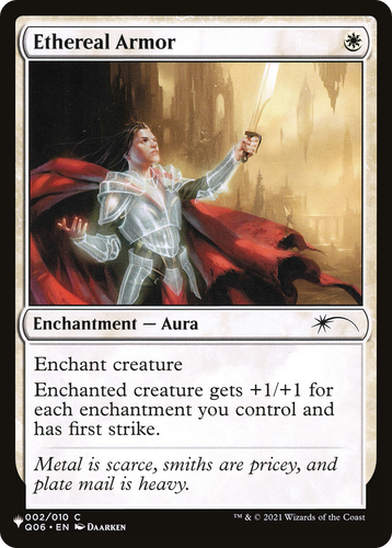 Ethereal Armor (LIST-002/010) - The List、Wizards of the Coast、kayou