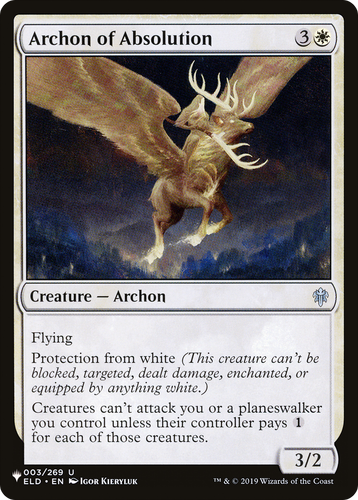 Archon of Absolution (LIST-003/269) - The List、Wizards of the Coast、kayou