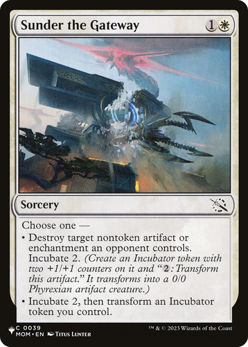 Sunder the Gateway (LIST-0039) - The List、Wizards of the Coast、kayou