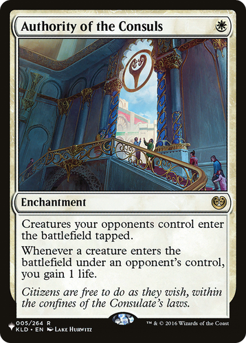 Authority of the Consuls (LIST-005/264) - The List、Wizards of the Coast、kayou