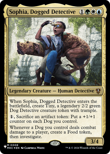 Sophia, Dogged Detective (LIST-008) - The List、Wizards of the Coast、kayou