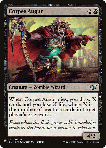 Corpse Augur (LIST-017/342) - The List、Wizards of the Coast、kayou