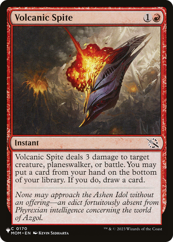 Volcanic Spite (LIST-0170) - The List、Wizards of the Coast、kayou