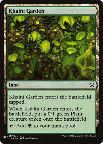 Khalni Garden (LIST-028/076) - The List、Wizards of the Coast、kayou