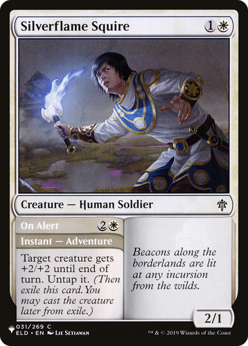 Silverflame Squire (LIST-031/269) - The List、Wizards of the Coast、kayou