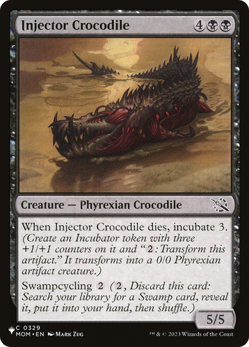 Injector Crocodile (LIST-0329) - The List、Wizards of the Coast、kayou