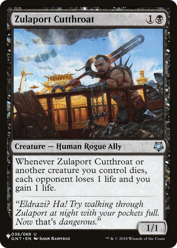 Zulaport Cutthroat (LIST-036/068) - The List、Wizards of the Coast、kayou
