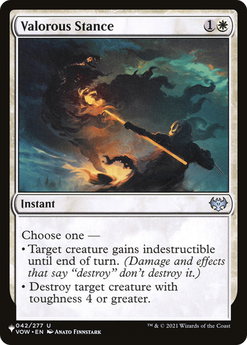 Valorous Stance (VOW) (LIST-042/277) - The List、Wizards of the Coast、kayou