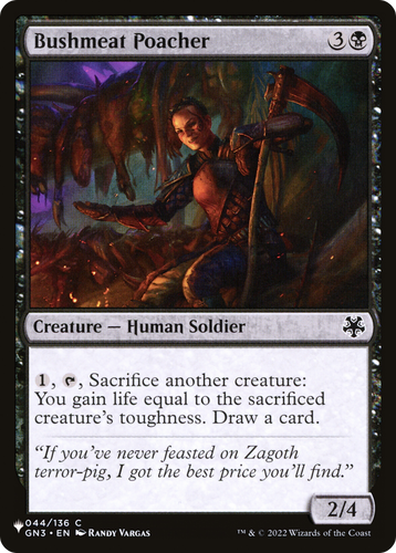 Bushmeat Poacher (LIST-044/136) - The List、Wizards of the Coast、kayou