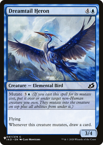 Dreamtail Heron (LIST-047/274) - The List、Wizards of the Coast、kayou