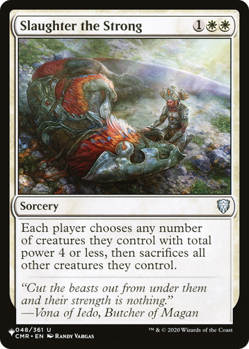 Slaughter the Strong (LIST-048/361) - The List、Wizards of the Coast、kayou