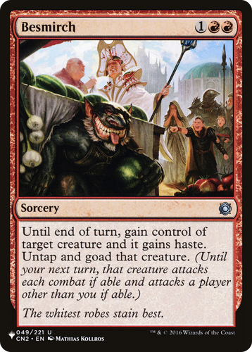 Besmirch (LIST-049/221) - The List、Wizards of the Coast、kayou