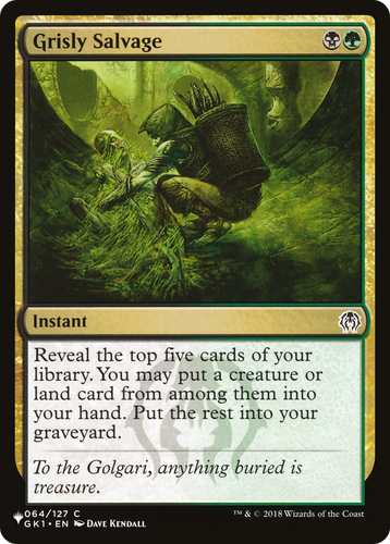 Grisly Salvage (LIST-064/127) - The List、Wizards of the Coast、kayou