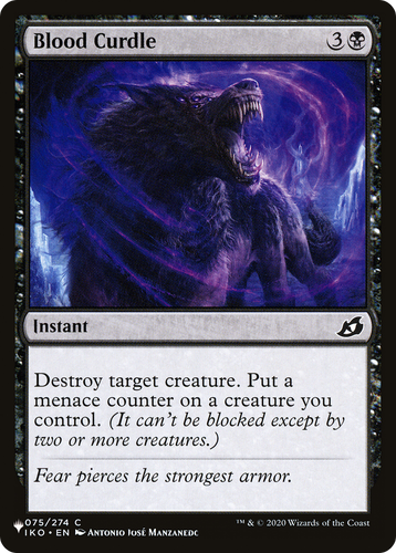 Blood Curdle (LIST-075/274) - The List、Wizards of the Coast、kayou
