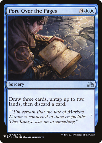 Pore Over the Pages (LIST-079/297) - The List、Wizards of the Coast、kayou