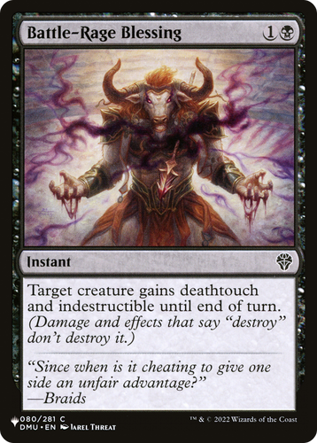 Battle-Rage Blessing (LIST-080/281) - The List、Wizards of the Coast、kayou
