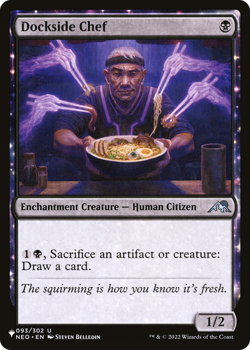Dockside Chef (LIST-093/302) - The List: (enchantment)、Wizards of the Coast、kayou